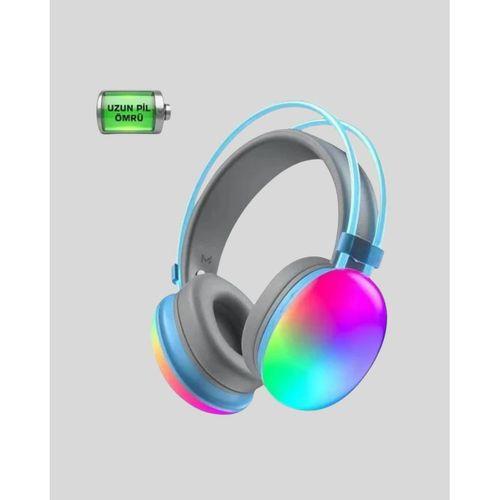 40mm Sürücülü Rgb Kablosuz Kulaklık – Oyun Ve Müzik İçin