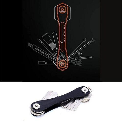 Zhltools Pratik Akılllı Anahtarlık Anahtar Düzenleyici Kompakt Aparat Kırmızı