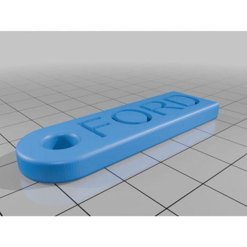 Ford Anahtarlık 3D Baskı (Bu ürün Sadece Plastik parçadır - Almadan Önce Soru Sorabilirsiniz)