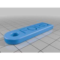 Ford Anahtarlık 3D Baskı (Bu ürün Sadece Plastik parçadır - Almadan Önce Soru Sorabilirsiniz)