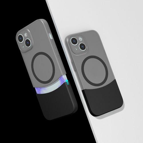 Apple iPhone 14 Kılıf M-Safe Şarj Özellikli Mıknatıslı Zore Duble Kapak
