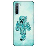 Lopard Oppo Reno 3 Uyumlu Kılıf PiXel (47) Crystal Flex Kılıf Diamond Creeper