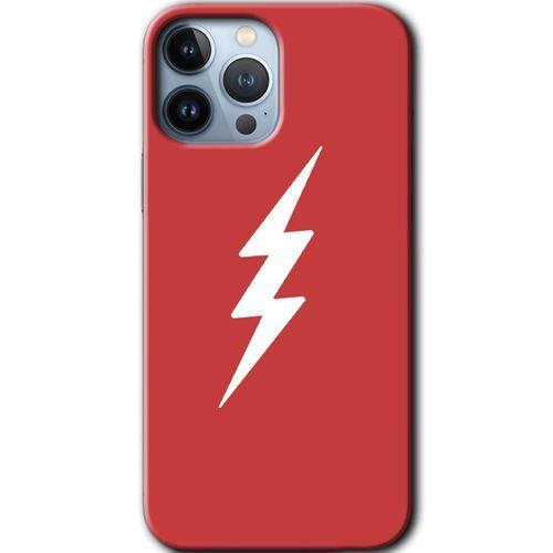 iPhone 13 Pro Max Kılıf HD Desen Baskılı Arka Kapak + Temperli Cam - Flash Logo