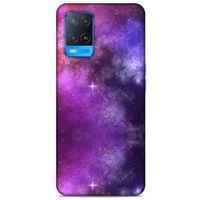 Oppo A74 4G Uyumlu Kılıf Mor Delisi (17) Tasarım Kılıf Bulut