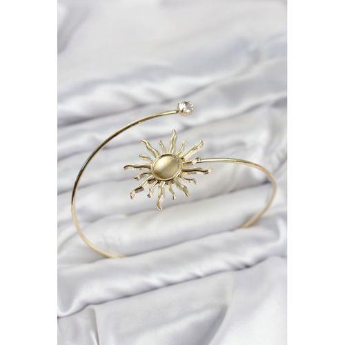 Pazu Bileklik Gold Renk Pirinç Güneş Model