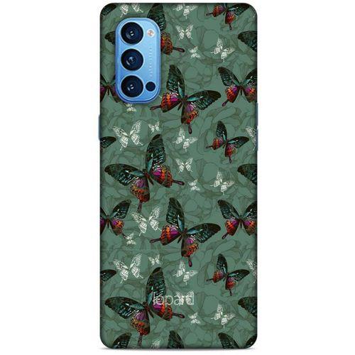 Oppo Reno 4 Pro Kılıf Kelebek Etkisi (32) Soft Silikon Kılıf Turunu Sarı