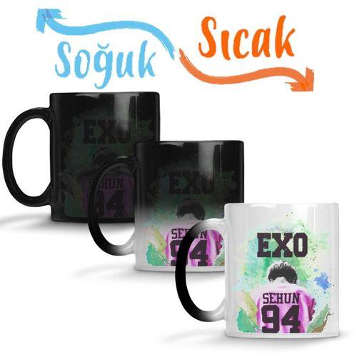 Exo Sehun 94 Sihirli Kupa Bardak Porselen