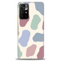 Xiaomi Poco M4 Pro 5G Kılıf HD Baskılı Kılıf - Renkli Benek + Tam Ekran Koruyucu