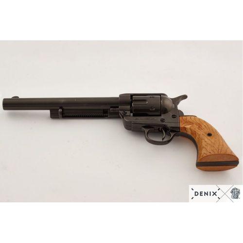 Denix-CAL.45 PEACEMAKER REVOLVER 7½", ABD 1873-Made in Spain-Handmade