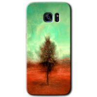 Potkal Hediye Fabrikası Samsung Galaxy S7 Edge HD Baskılı Kılıf + 9D Tam Ekran Koruyucu - Outlines Paint