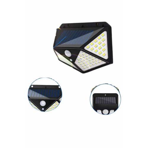 Solar Sensörlü Duvar Lambası Bahçe Lambaso Parlak Beyaz Işık Suya Dayanıklı