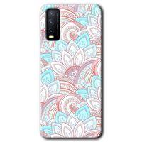 Vivo Y20s Kılıf HD Desen Baskılı Arka Kapak - Çin Mandala 1