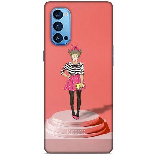 Oppo Reno 4 Pro Kılıf FunnyMaX (9) Kılıf Gül Kurusu Maymun