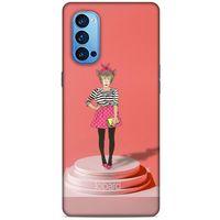 Oppo Reno 4 Pro Kılıf FunnyMaX (9) Kılıf Gül Kurusu Maymun
