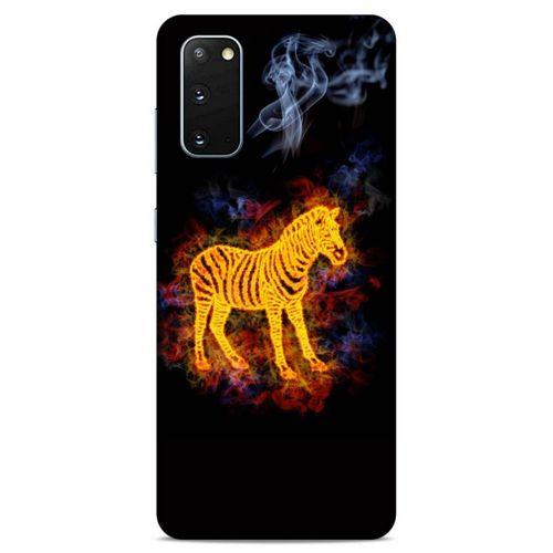 Lopard Samsung Galaxy S20 Uyumlu Kılıf FireX (3) Kapak Zebra