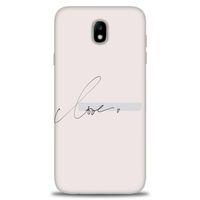 Samsung Galaxy J7 Pro / J730 Kılıf HD Baskılı Kılıf - Love + Tam Ekran Koruyucu