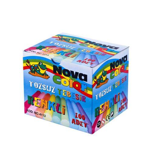 Nova Color Renkli Tebeşir 100Lü