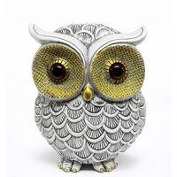 19x16 Cm Polyester Baykuş Figürü