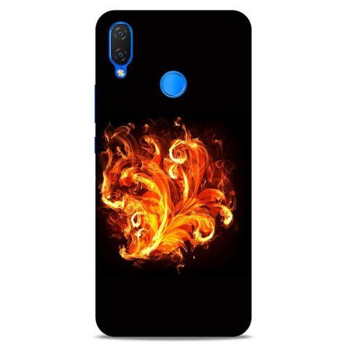 Lopard Huawei Psmart 2019 Uyumlu Kılıf FireX (22) Tam Koruma Kılıfı Ateş Buket