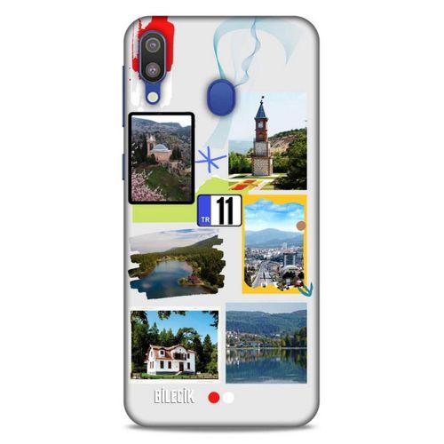 Lopard Samsung Galaxy M20 Uyumlu Kılıf Şehirli ※ (11) Bilecik Tam Koruma