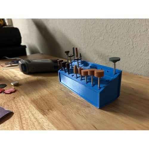 Dremel Uç Standı Alet Düzenleyici 3D Baskı (Bu ürün Sadece Plastik parçadır - Almadan Önce Soru Sorabilirsiniz)