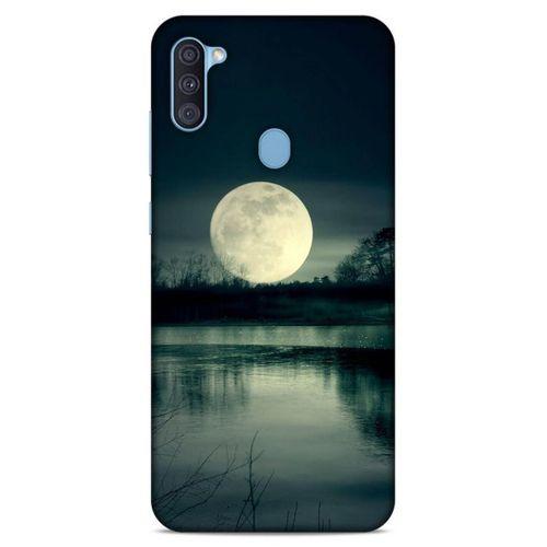 Lopard Samsung Galaxy A11 Uyumlu Kılıf Gece'S (36) Glitter Kılıf Ay Göl