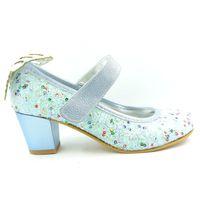 Mini Women Yeşil Kız Çocuk Topuklu Abiye Ayakkabı