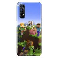 Lopard Oppo Realme 7 Uyumlu Kılıf PiXel (29) Arka Koruma Kılıfı Tüm Karakterler