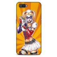 Realme C2 Uyumlu Kılıf Harley Quinn (42) Rugged Armor Kılıf Mandalina