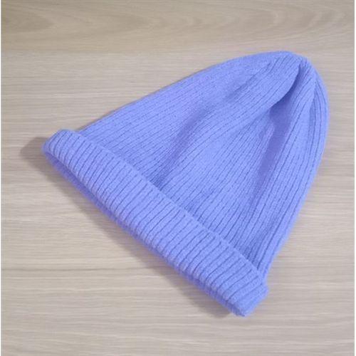 Unısex Kışlık Pamuklu Bere,Şapka  Eflatun  28X24Cm