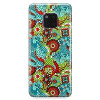 Huawei Mate 20 Pro Kılıf Cam Motifleri Arka Kapak Koruma Desenli Full Koruyucu