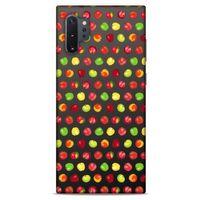 Frutix Elma 01 Samsung Galaxy Note 10 Plus Kılıf Desenli Silikon
