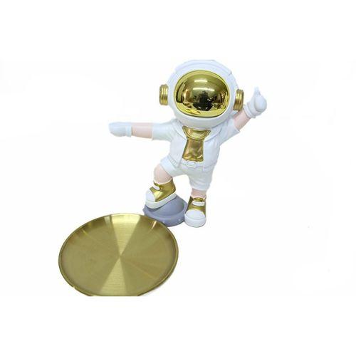 Astronot Servis Tabaklı Biblo