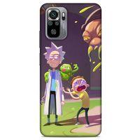 Xiaomi Redmi Note 10S Uyumlu Kılıf Rick And Morty (31) TPU Kılıf Cronenberg Rick