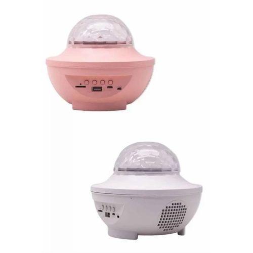 Dönen Işıklı Disko Topu Projektör Müzik Çalarlı Disco Speaker