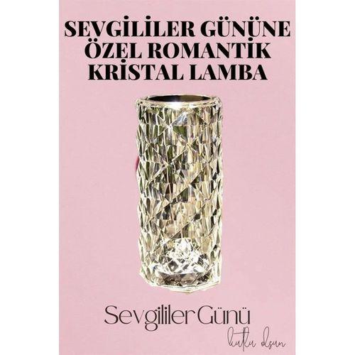 Sevgililer Gününe Özel Romantik Kristal Gece Lambası Sevgiliye Hediye