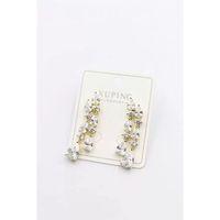 Taşlı Küpe - Altın