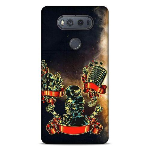 Lopard LG K61 Uyumlu Kılıf Tattoo's (16) Kalın Kılıf Karışık