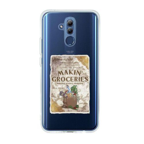 Huawei Mate 20 Lite Makin Groceries Premium Şeffaf Silikon Kılıf