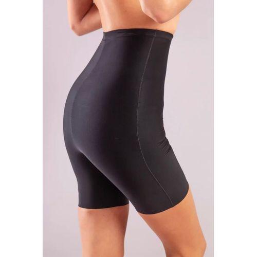 Girdle Extra Hight Waist Short Corset, İz Yapmayan Görünmez Ekstra Yüksek Bel Uzun Paçalı Siyah Korse