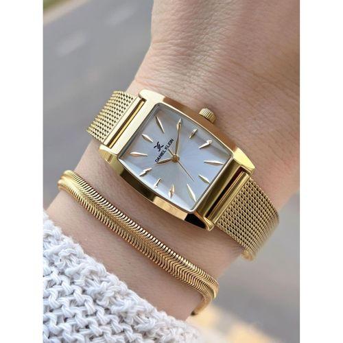 Daniel Klein Çelik Hasır Kordon 2 Yıl Garantili 3Atm Suya Dayanıklı Kadın Kol Saati+Bileklik B141192