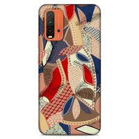 Lopard Xiaomi Redmi Note 9 4g Uyumlu Kılıf Soyut Sanat (41) Baskılı Tank Kılıf