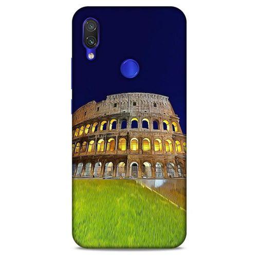 Xiaomi Redmi Note 7 Pro Kılıf Dünya Mimarisi (24) Darbe Emici Kılıf Kolezyum Roma