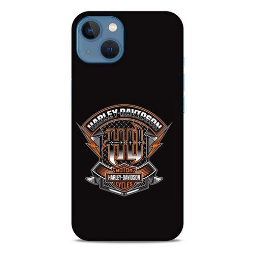 Apple iPhone 13 Uyumlu Kılıf Motorsiklet (39) Liquid Crystal Kılıf Harley Davidson