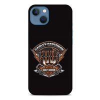 Apple iPhone 13 Uyumlu Kılıf Motorsiklet (39) Liquid Crystal Kılıf Harley Davidson
