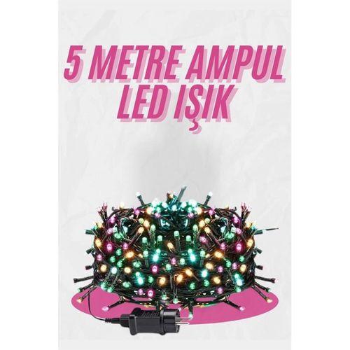 5 Metre Ampul Led Işık Renkli Rgb Çok Renkli Led Aydınlatma