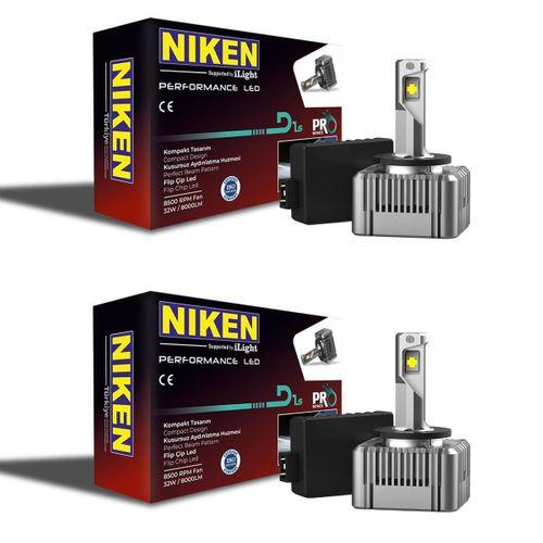 Niken D1S Led Xenon 6500K 8000 Lumen Beyaz Işık 2 ADET