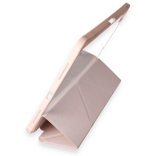 iPad Air 4 10.9 Kılıf Kalemlikli Hugo Tablet Kılıfı - Rose Gold