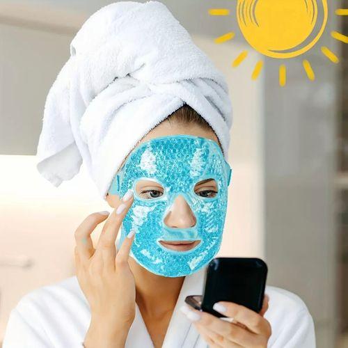 Terapi Jel Yüz Maskesi Soğuk Ve Sıcak Boncuklu Ayarlanabilir Maske (m.i)