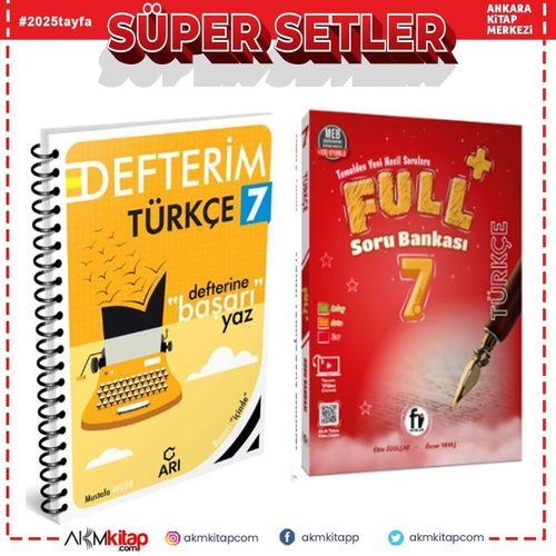 Arı 7.Sınıf Türkçe Defteri ve Fi Yayınları Soru Bankası Seti 2 Kitap
